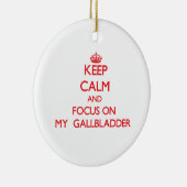 私の胆嚢の平静そして焦点を保って下さい セラミックオーナメント (右)