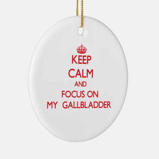 私の胆嚢の平静そして焦点を保って下さい セラミックオーナメント (右)