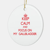 私の胆嚢の平静そして焦点を保って下さい セラミックオーナメント (左)