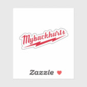 私の背中が懸命ハットの仕事を痛める シール (シート)