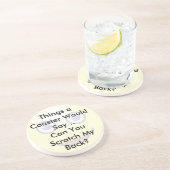 私の背中のコースターを傷つけることができるか コースター (側面)