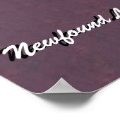 私の背後にある私のヴィンテージ ポスター (角)