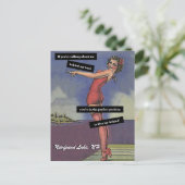 私の背後にある私のヴィンテージ ポストカード (スタンド正面)