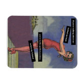 私の背後にある私のヴィンテージ マグネット (横)