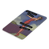 私の背後にある私のヴィンテージ マグネット (左側)