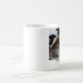 私の背部を、私傷付けますあなたのを傷付けます! コーヒーマグカップ (中央)