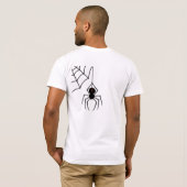 私の背部Tシャツのくも Tシャツ (裏面フル)