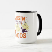 私の胸とハキンつるのかわいい幽霊 マグカップ (正面右)