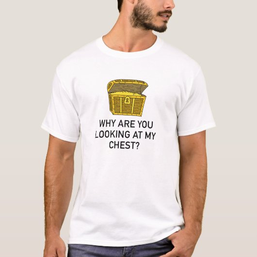 私の胸を見て？ Tシャツ (正面)