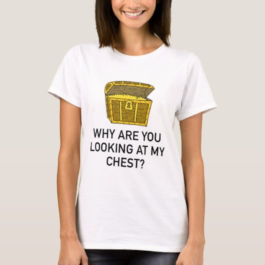私の胸を見て？ Tシャツ (正面)