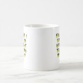 私の脚を流れる涙 笑いマグカップ コーヒーマグカップ (中央)