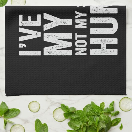 私の脚失ったはユーモアの切断の感覚ではない キッチンタオル (折り畳み)