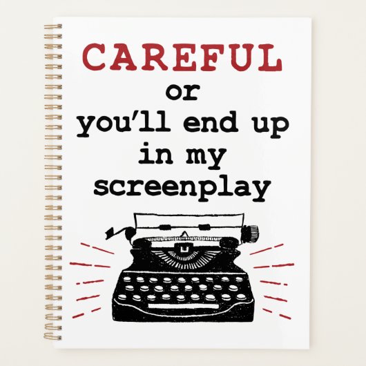 私の脚本に気を付けた脚本家 プランナー手帳 (正面)