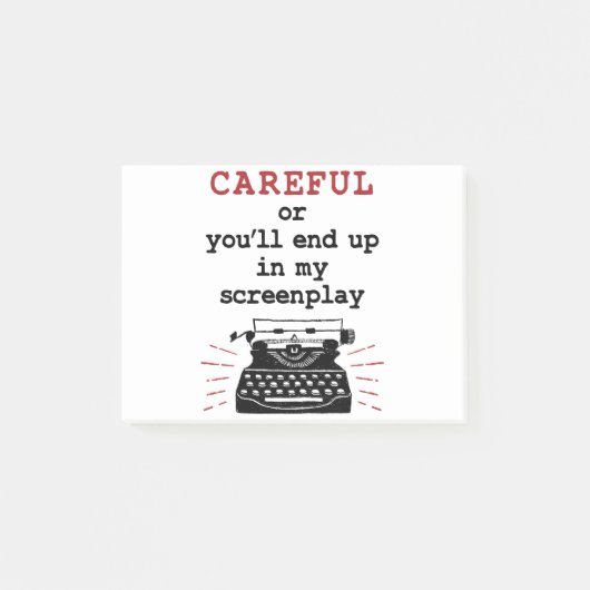 私の脚本に気を付けた脚本家 ポストイット (正面)