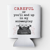 私の脚本に気を付けた脚本家 缶クーラー (裏面)