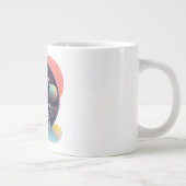 私の脳はタブが多すぎる ジャンボコーヒーマグカップ (右)