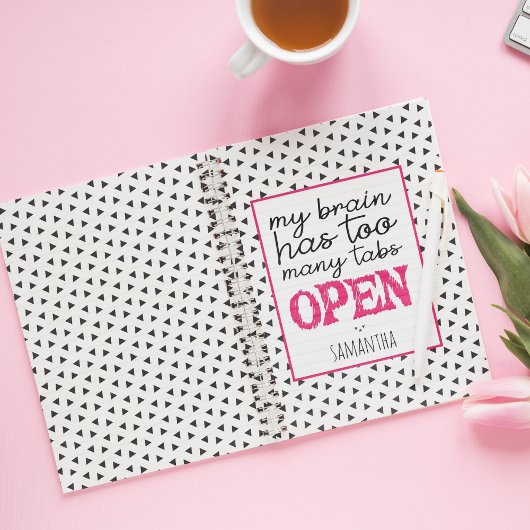 私の脳はタブが多すぎる ノートブック