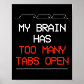 私の脳はタブが多すぎる ポスター (正面)