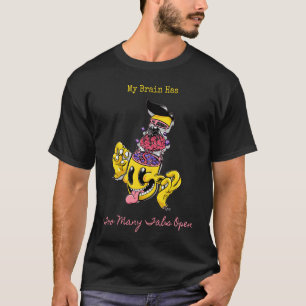 私の脳はタブが多すぎる Tシャツ