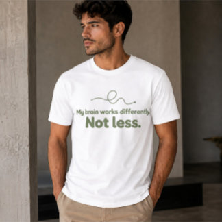 私の脳は違うだけで劣ってるわけじゃない ADHD Tシャツ