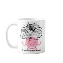 私の脳は開いているタブの数が多すぎる – やる気を起こさせる Mug