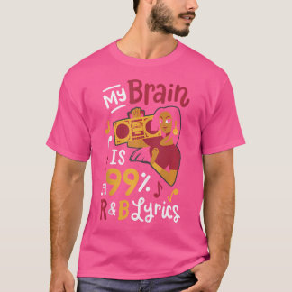 私の脳は99 Rbの歌詞だ Tシャツ