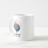 私の脳はSQLで動いている コーヒーマグカップ (正面左)
