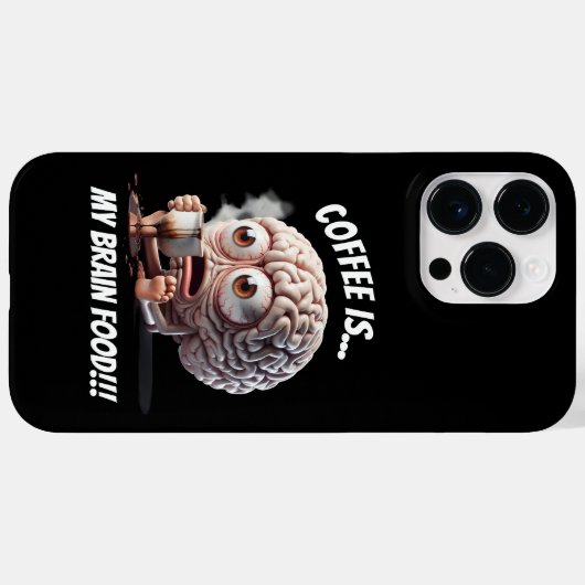 私の脳食 Case-Mate iPhoneケース (裏面 (横))