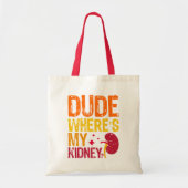 私の腎臓移植腎臓学はどこかクール トートバッグ (正面)