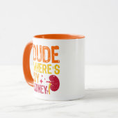 私の腎臓移植腎臓学はどこかクール マグカップ (正面左)