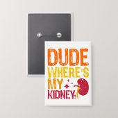 私の腎臓移植腎臓学はどこかクール 缶バッジ (正面/裏面)