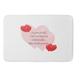 私の腕は満杯です バスマット