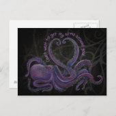 私の腕を取るのが待ち遠しのまわりにい葉書 ポストカード (正面/裏面)