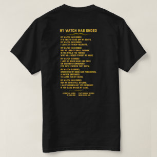 私の腕時計はワイシャツを終えました Tシャツ