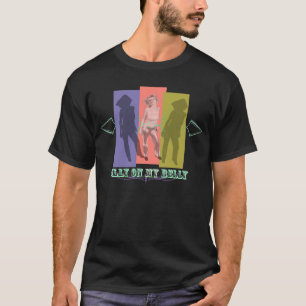 私の腹で間抜け Tシャツ