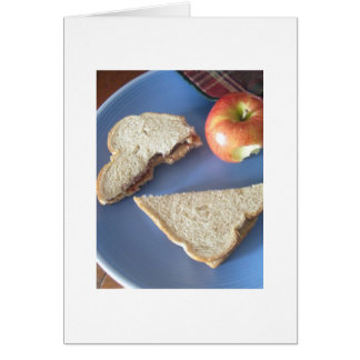 私の腹のピーナッツバター及びゼリー