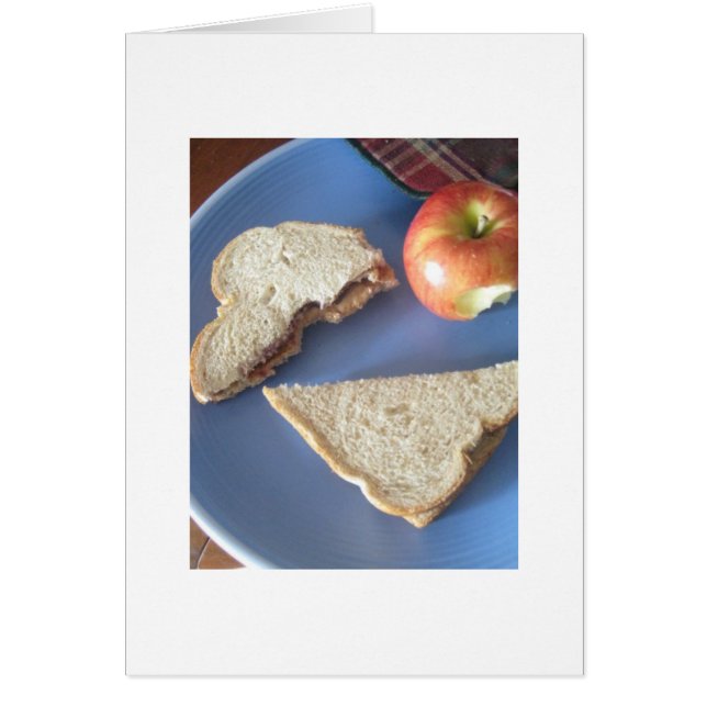 私の腹のピーナッツバター及びゼリー (正面)