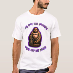 私の腹を離れた手! (母性) Tシャツ
