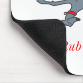 私の腹mousepadを摩擦して下さい マウスパッド (コーナー)