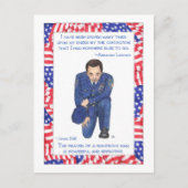 私の膝のポスト感動的カードに ポストカード (正面)