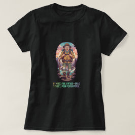 私の膝はヴィンテージ ストーリーはあるけどパフォーマンスはイマイチ Tシャツ