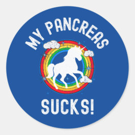 私の膵臓の吸ユニコーン糖尿病 ラウンドシール