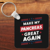 私の膵臓を再素晴らし度糖尿病認識度 キーホルダー (正面)