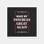 私の膵臓を再素晴らし度糖尿病認識度 スタンダードカクテルナプキン (正面)
