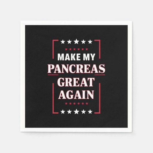 私の膵臓を再素晴らし度糖尿病認識度 スタンダードカクテルナプキン (正面)