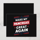 私の膵臓を再素晴らし度糖尿病認識度 ポストカード (正面/裏面)