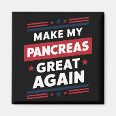私の膵臓を再素晴らし度糖尿病認識度 マグネット (正面)