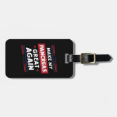 私の膵臓を再素晴らし度糖尿病認識度 ラゲッジタグ (正面横)