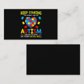 私の自保閉症を治すかもしれないと 名刺 (正面/裏面)