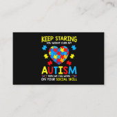 私の自保閉症を治すかもしれないと 名刺 (正面)